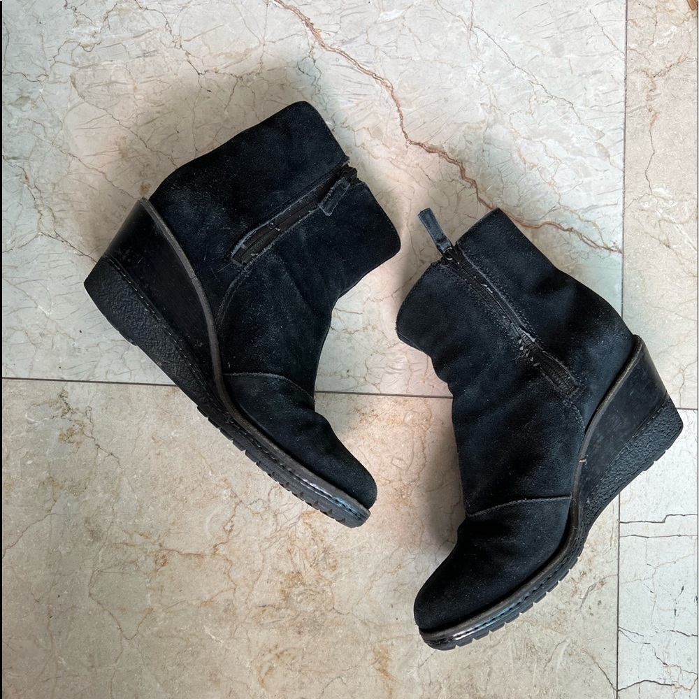 Cole Haan Black Short Boots